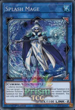 1st ed Splash Mage secret rare RA04-EN080 Yugioh - Image 1
