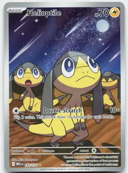 Helioptile 143/132 Illustration Rare Mega Evolution Pokemon Near Mint - Image 1