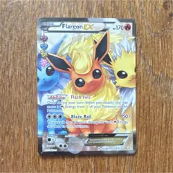 The Pokemon Company Flareon EX 170 HP RC28/RC32 Radiant Collection Ultra Rare - Image 1