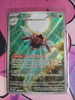 Ninjask 137/132 Me01: Mega Evolution Holo Pokemon Tcg Ar - Image 1
