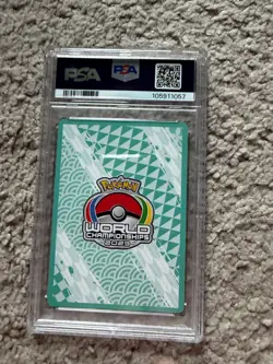Pokemon TCG Mew V World Championship MEw's Revenge Graded PSA 10 Gem Mint - Image 2
