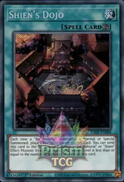 1st ed Shien's Dojo secret rare RA04-EN088 Yugioh - Image 1