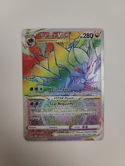 Pokemon TCG Giratina VSTAR 201/196 Secret Rainbow Rare, Lost Origin - Image 1