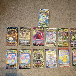 The Pokemon Company 12-Pack Pokemon TCG Booster Packs and 1 mystery pack - Image 1