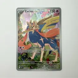 Pokemon TCG Zacian Holo Illustration Rare 100/094 Me02: Phantasmal Flames EN NM - Image 1