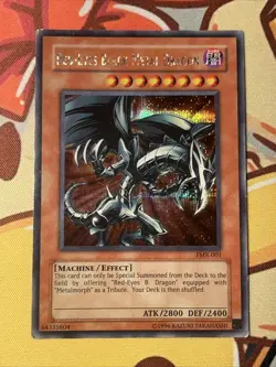 Red-Eyes Black Metal Dragon FMR-001 Forbidden Memories Secret Rare LP Yu-Gi-Oh - Image 1