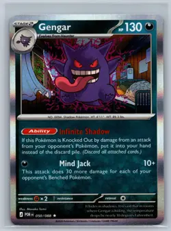 Gengar 050/088 Rare Perfect Order Pokemon Card Holo Near Mint - Image 1