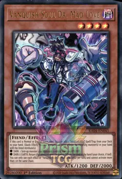 1st ed Vanquish Soul Dr. Mad Love ultra rare RA04-EN045 Yugioh - Image 1