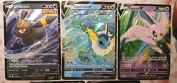 Pokemon TCG Eeveelutions V SWSH 5 Card Lot Black Star Promos🔥🔥🔥 - Image 2