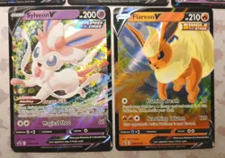 Pokemon TCG Eeveelutions V SWSH 5 Card Lot Black Star Promos🔥🔥🔥 - Image 3