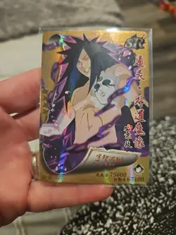 Madara Uchiha SR-0007 Naruto Kayou Heaven Scroll Trading Card Holo Foil - Image 1