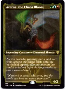 Averna, the Chaos Bloom (Foil Etched) (Foil) Commander Legends, 589 NM - Image 1