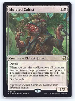 Mutated Cultist 53 Rare Commander: Modern Horizons 3 Magic: The Gathering LP - Image 1