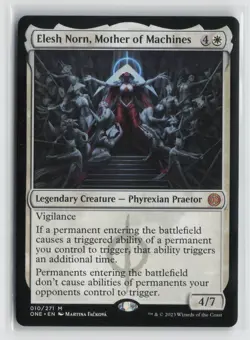 Elesh Norn, Mother of Machines 010 Phyrexia: All Will Be One ONE MTG Magic - Image 1