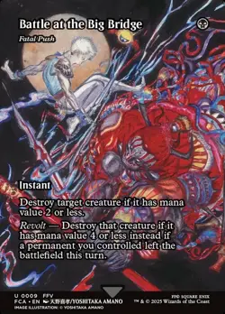 MTG Battle at the Big Bridge - Fatal Push - Showcase, NM-Mint, English Final Fan - Image 1