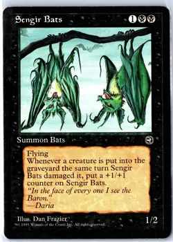 MAGIC TG: Homelands #57 Sengir Bats [Version 2] Common .M2A - Image 1