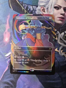 Talisman of Creativity Borderless FOIL - Small Seller 🐱 - Image 1