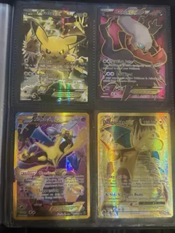 Pokemon TCG 4-Card EX Lot Holo Promo Pikachu Darkrai Alakazam XY124 - Image 1
