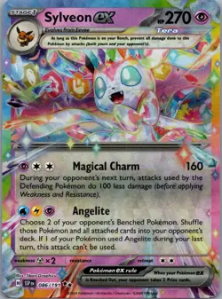 Sylveon ex 086/191 Surging Sparks Pokemon TCG Holo Double Rare NM - Image 1
