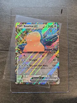 Snorlax ex 076/131 Prismatic Evolutions Stamped Promo Pokemon LP - Image 1