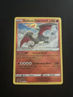 Radiant Charizard 020/159 SWSH: Crown Zenith Holo Pokemon TCG - NM - Image 1
