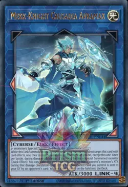 1st ed Mekk-Knight Crusadia Avramax ultra rare RA01-EN044 Yugioh - Image 1