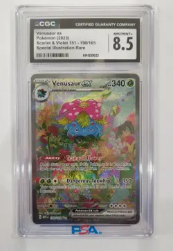 Pokemon Venusaur ex 198/165 Scarlet & Violet 151 SIR CGC 8.5 Pokemon - Image 1