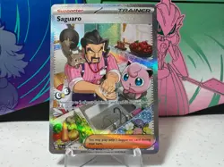 Pokemon TCG Saguaro 270/193 SV02: Paldea Evolved Special Illustration Rare NM - Image 1