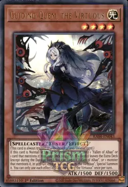 1st ed Guiding Quem, the Virtuous ultra rare RA04-EN043 Yugioh - Image 1