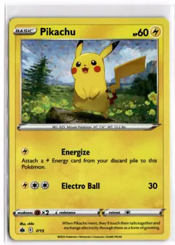 Pokemon TCG Pikachu 007/015 McDonald's Holo Promos 2022 NM - Image 1