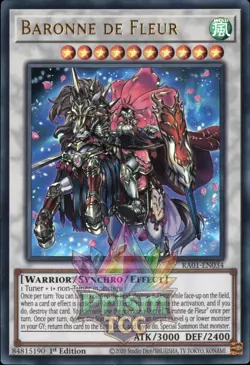 1st ed Baronne de Fleur ultra rare RA01-EN034 Yugioh - Image 1