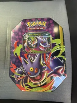 Pokemon TCG Mega Moonlit Gengar ex Tin Sealed New Gengar Tin Factory Sealed - Image 1
