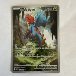 The Pokemon Company Druddigon 151/086 Sv: White Flare IR Holo Eng HP 120 - Image 1
