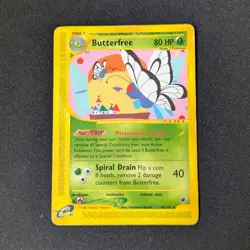 Butterfree Pokemon TCG Expedition 38/165 English 2002 80 HP - Image 1