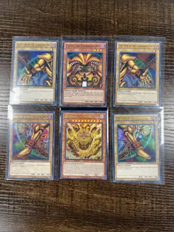 Yu-Gi-Oh Exodia the Forbidden One *COMPLETE ULTRA RARE HOLO SET* -YGLD - Image 1