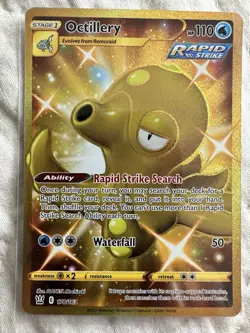 Octillery (Secret) 178/163 SWSH05: Battle Styles Pokemon card Hyper Rare - Image 1