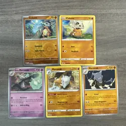 Cubone Marowak Pokemon Card Collection Lot Of 10 With Reverse Holo - Image 3
