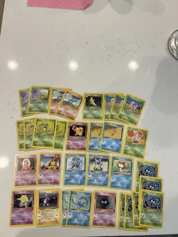 VINTAGE WOTC POKEMON CARD LOT 150+ CARDS (Read Description For List) Base Set 2! - Image 1