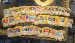 Vintage Pokemon Trainer Card Lot 100+ English WOTC Base Gym Team Rocket - Image 1