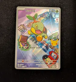 Pokemon Turtwig MEP 040 Promo Card - First Partner Illustration Collection - Image 1