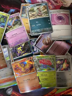 Pokemon Card Lot – 825+ Holo & Reverse Holo Cards + Eevee SVP 173 promo SEALED - Image 1