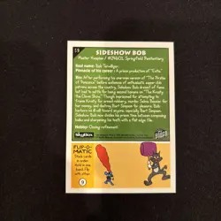 Sideshow Bob S9 | The Simpsons 1993 Skybox Series 1 | Trading Card. Blemish - Image 2