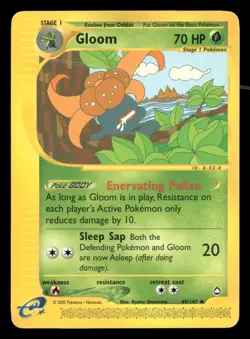 Gloom - 49/147 - Uncommon - Aquapolis - Pokemon Card - LP - Image 1