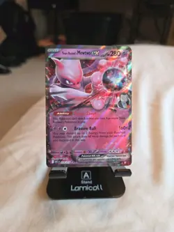 Team Rocket's Mewtwo ex 081/182 Sv10: Destined Rivals Holo Pokemon Trading Card - Image 1