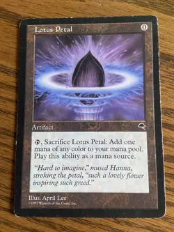 MTG Lotus Petal - Tempest 1997 - Image 1