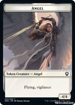 MTG Angel Token [DMC - 1] LP - Image 1