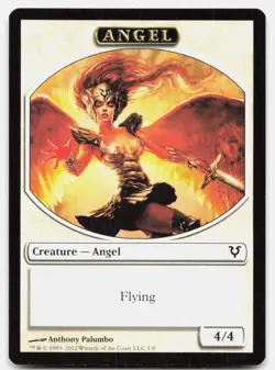 Angel Token 1 Token Avacyn Restored Magic: The Gathering Near Mint - Image 1