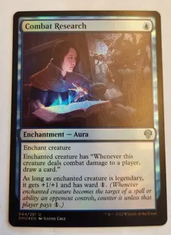 Combat Research Dominaria United Foil NM+ - Image 1