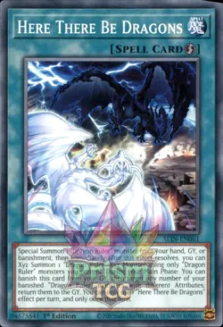 1st ed Here There Be Dragons common ALIN-EN061 Yugioh - Image 1