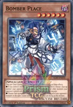 1st ed Bomber Place common ALIN-EN034 Yugioh - Image 1